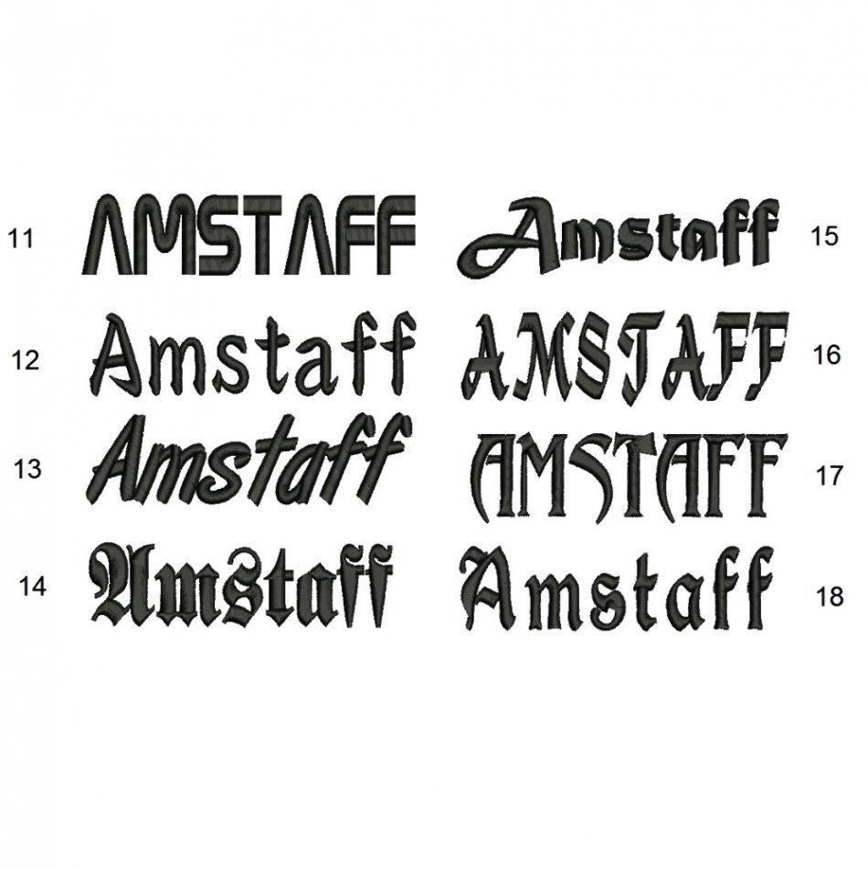 Obojok kožený 6cm s výšivkou+hroty - čierny