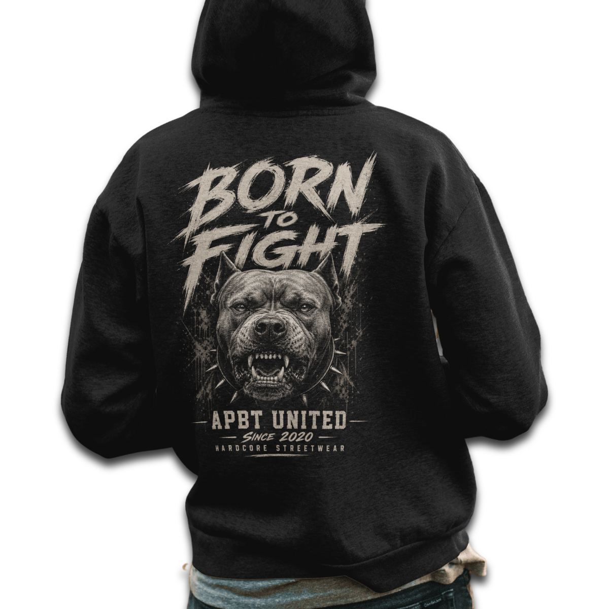 Mikina s kapucňou APBT UNITED - Born To Fight VI