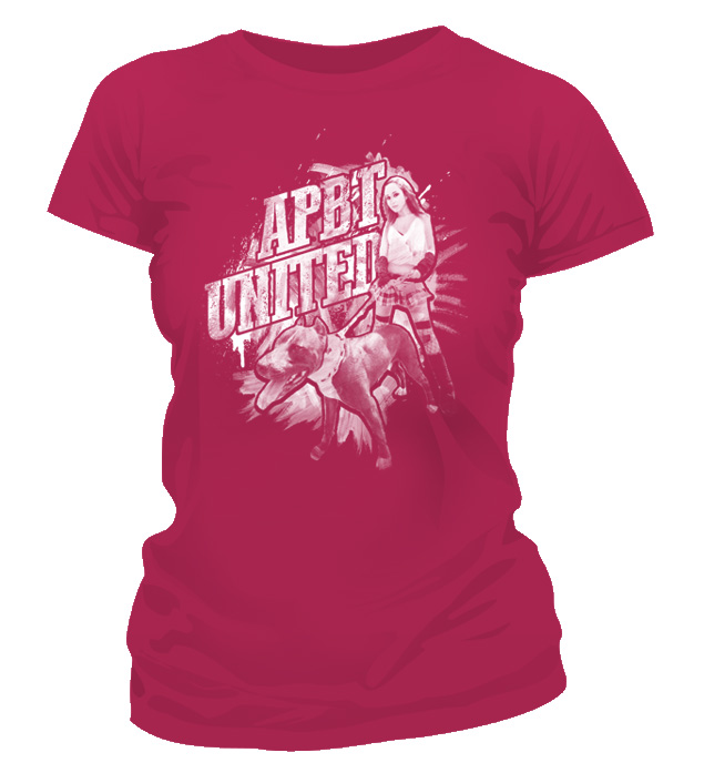 Dámske tričko -APBT Girl Positive Pink