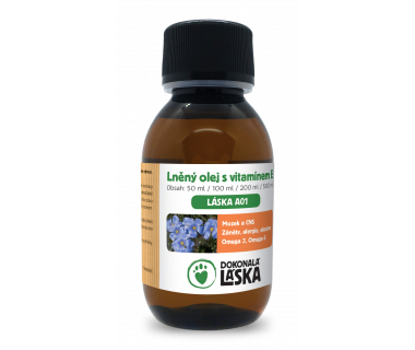 Láska A01 - Ľanový olej s vitamínom E 100ml