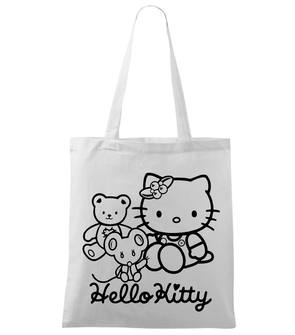 Vyfarbovacia taška - Hello Kitty