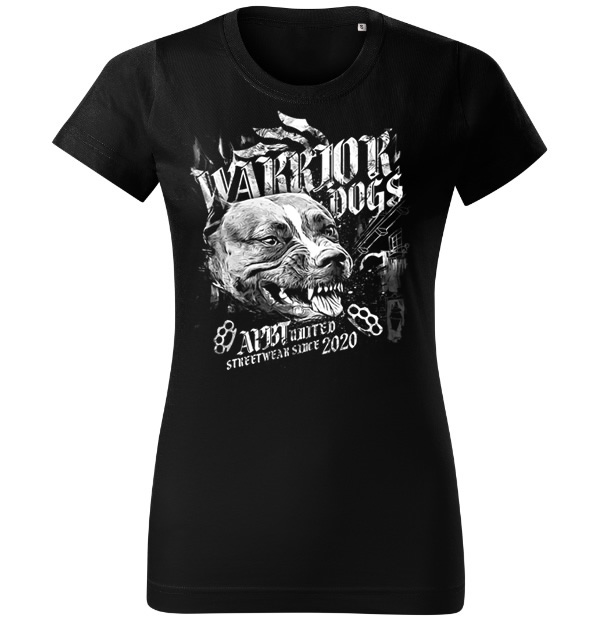 Dámske tričko APBT UNITED - Warrior Dogs