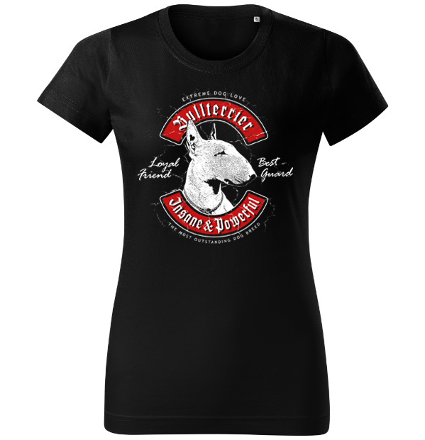 Dámske tričko Bullterrier Extreme Dog Love