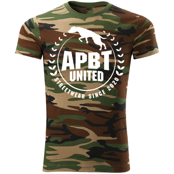 Tričko APBT United - Official Line Army