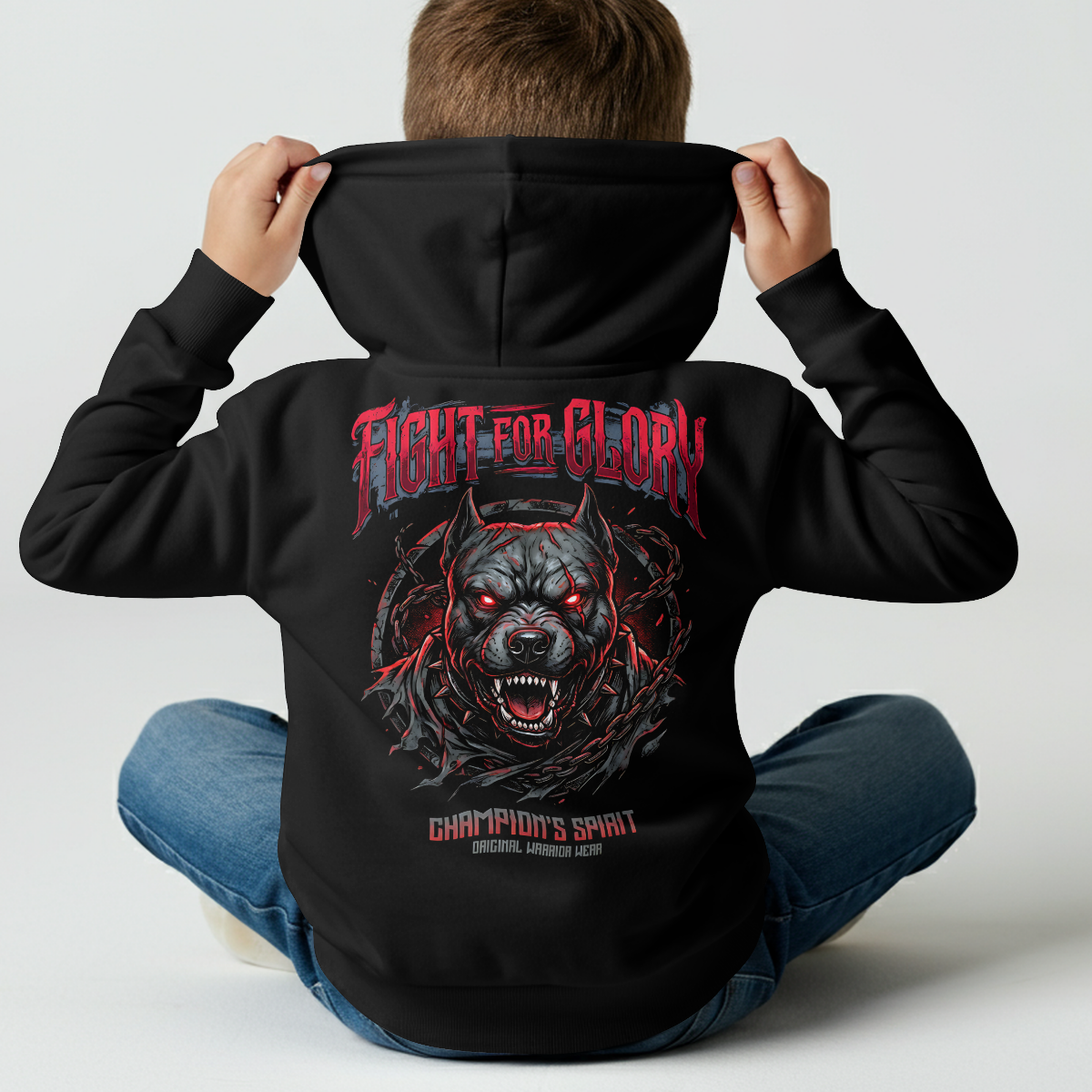 Detská mikina s kapucňou  APBT United - Fight For Glory II